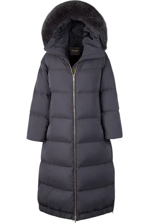 MOORER Mujer, Abrigos, Negro, Talla: XS