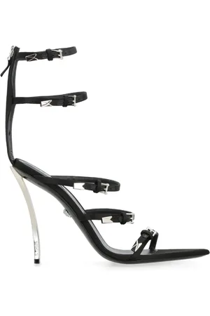 VERSACE Mujer, Zapatos, Negro, Talla: 40 EU