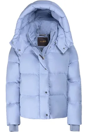 MOORER Mujer, Chaquetas, Azul, Talla: Xl/2Xl