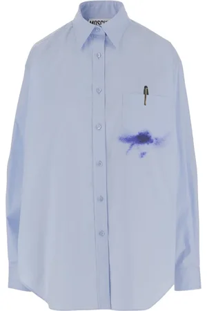 Moschino Mujer, Blusas y Camisas, Azul, Talla: S