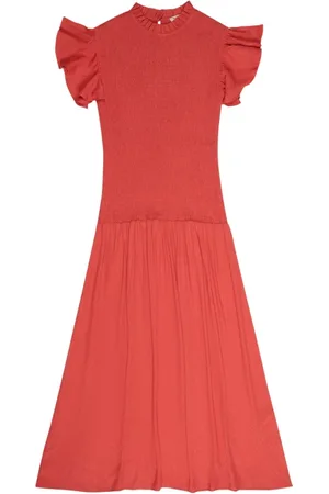 The New Society Mujer, Vestidos, Rojo, Talla: XS
