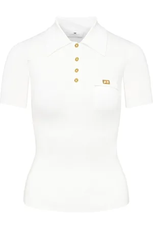Elisabetta Franchi Mujer, Camisetas, Blanco, Talla: M