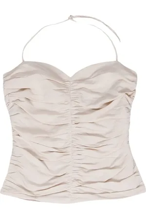 The New Society Mujer, Camisetas, Blanco, Talla: L