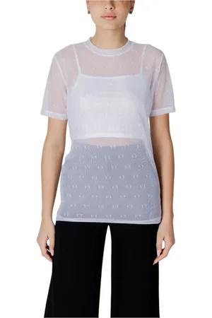 Armani Exchange Mujer, Camisetas, Blanco, Talla: XS