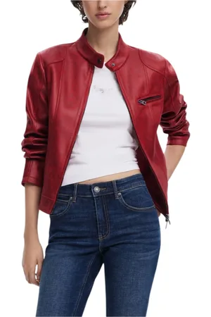 Desigual Mujer, Chaquetas, Rojo, Talla: XL