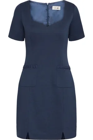 Ichi Mujer, Vestidos, Azul, Talla: S