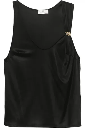 Elisabetta Franchi Mujer, Camisetas, Negro, Talla: L