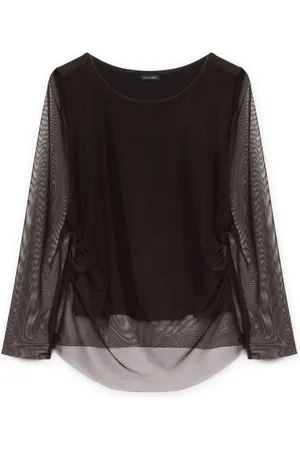 Fiorella rubino Mujer, Camisetas, Negro, Talla: L