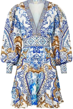 Camilla Mujer, Vestidos, Azul, Talla: M