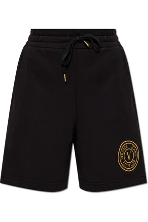 VERSACE Mujer, Pantalones cortos, Negro, Talla: M
