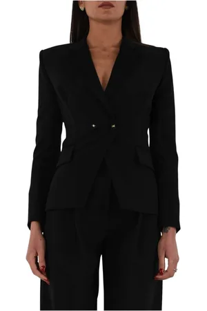 Elisabetta Franchi Mujer, Chaquetas, Negro, Talla: L