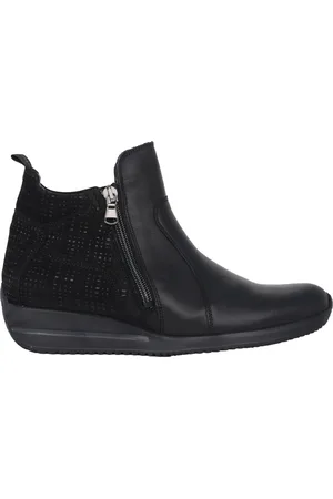 Waldläufer Mujer, Zapatos, Negro, Talla: 40 EU