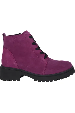 Waldläufer Mujer, Zapatos, Púrpura, Talla: 40 1/2 EU