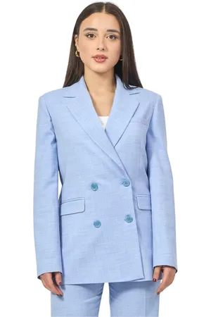 Fracomina Mujer, Chaquetas, Azul, Talla: XS