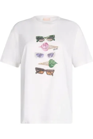Liu Jo Mujer, Camisetas, Blanco, Talla: M
