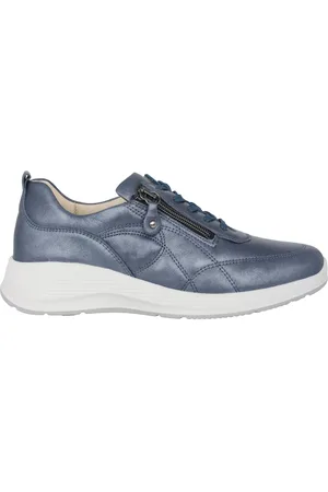 Waldläufer Mujer, Zapatos, Azul, Talla: 37 EU
