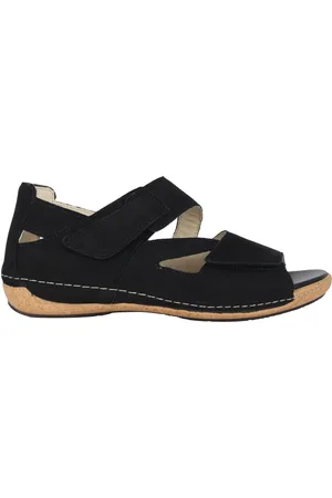 Waldläufer Mujer, Zapatos, Negro, Talla: 38 EU