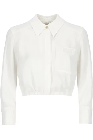 Elisabetta Franchi Mujer, Blusas y Camisas, Blanco, Talla: L