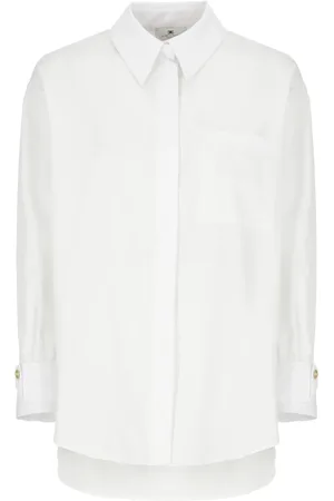 Elisabetta Franchi Mujer, Blusas y Camisas, Blanco, Talla: L