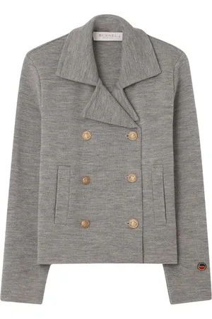 BUSNEL Mujer, Chaquetas, Gris, Talla: L