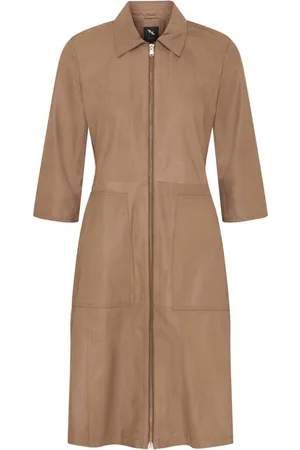 Btfcph Mujer, Vestidos, Marrón, Talla: L
