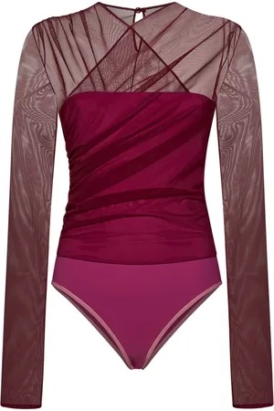 Nensi Dojaka Mujer, Camisetas, Rojo, Talla: L