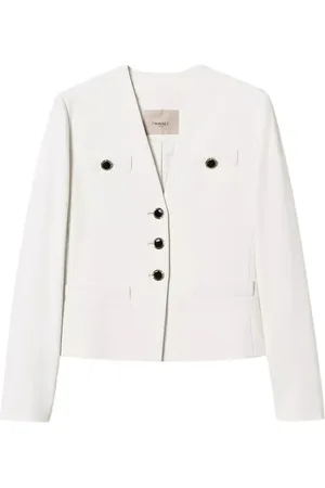 Twin-Set Mujer, Chaquetas, Blanco, Talla: M