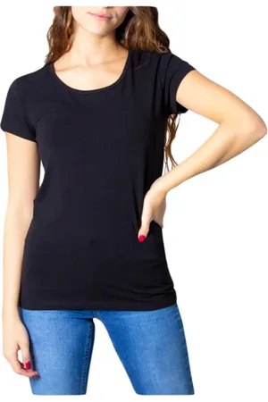 ONLY Mujer, Camisetas, Negro, Talla: XS