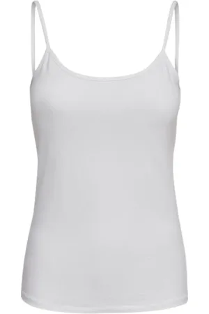 ONLY Mujer, Camisetas, Blanco, Talla: L