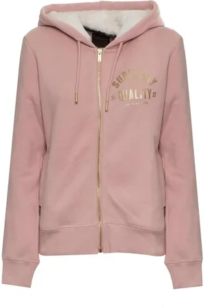 Superdry Mujer, Sudaderas, Rosa, Talla: S