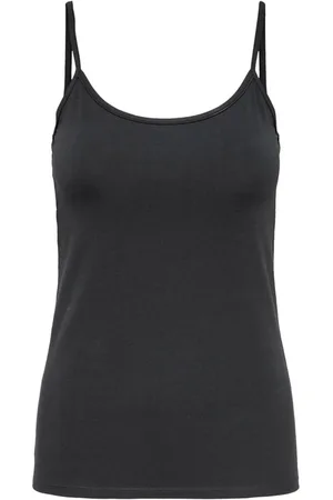 ONLY Mujer, Camisetas, Negro, Talla: L