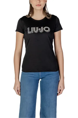 Liu Jo Mujer, Camisetas, Negro, Talla: XS