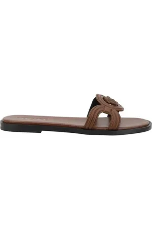 VERSACE Mujer, Zapatos, Marrón, Talla: 36 EU