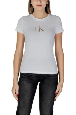 Calvin Klein Mujer, Camisetas, Blanco, Talla: S