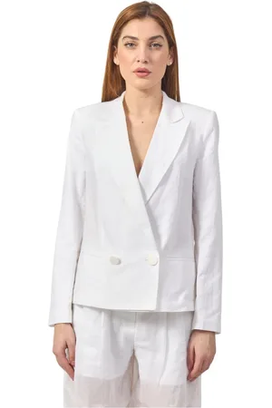 Armani Exchange Mujer, Chaquetas, Blanco, Talla: S