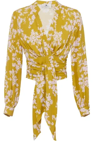 Elisabetta Franchi Mujer, Blusas y Camisas, Amarillo, Talla: M