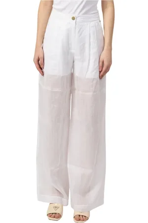 Armani Exchange Mujer, Pantalones, Blanco, Talla: M