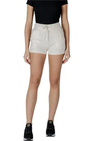 Guess Mujer, Pantalones cortos, Blanco, Talla: S