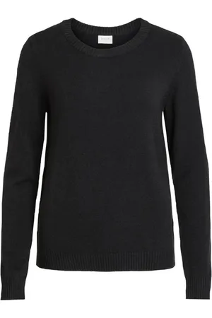 VILA Mujer, Jerseys, Negro, Talla: S