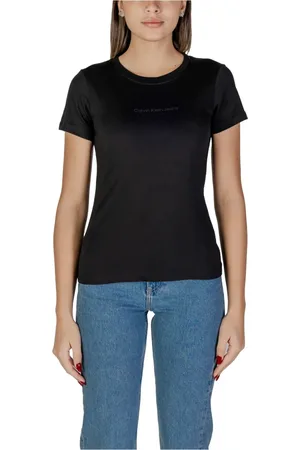 Calvin Klein Mujer, Camisetas, Negro, Talla: XS