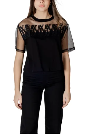 Armani Exchange Mujer, Camisetas, Negro, Talla: S
