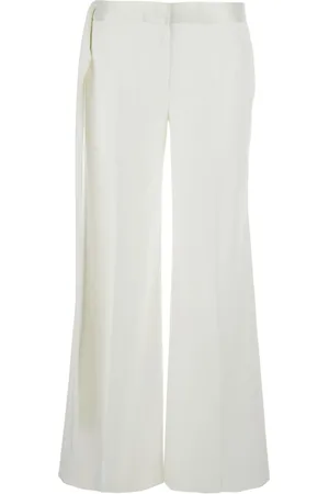 Victoria Beckham Mujer, Pantalones, Blanco, Talla: S