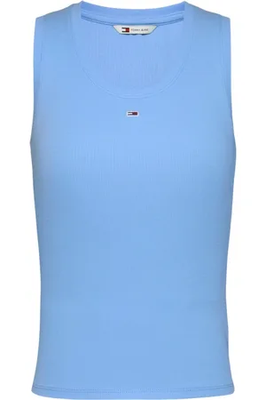 Tommy Hilfiger Mujer, Camisetas, Azul, Talla: L
