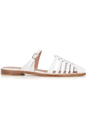 MALONE SOULIERS Mujer, Zapatos, Blanco, Talla: 38 EU