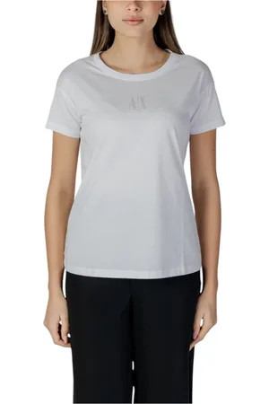 Armani Exchange Mujer, Camisetas, Blanco, Talla: XS