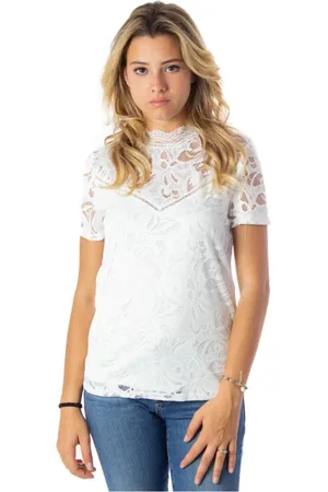 VILA Mujer, Blusas y Camisas, Blanco, Talla: S