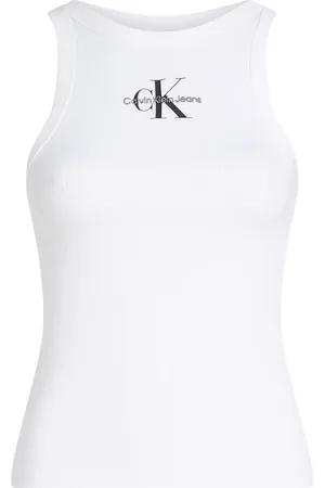 Calvin Klein Mujer, Camisetas, Blanco, Talla: XL