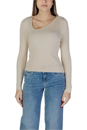 VILA Mujer, Jerseys, Blanco, Talla: L