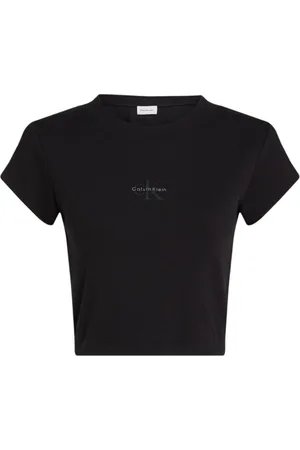 Calvin Klein Mujer, Camisetas, Negro, Talla: S