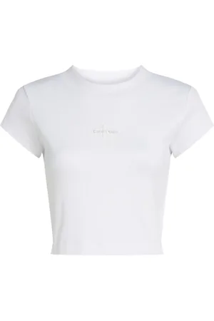 Calvin Klein Mujer, Camisetas, Blanco, Talla: L